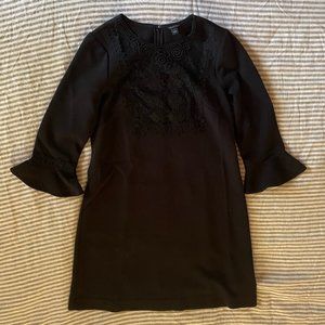 Ann Taylor Crochet Panel Dress